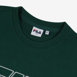 Fila Linear Italia Logo One To One - Naisten Hoodie - Vihreä | FI-17669